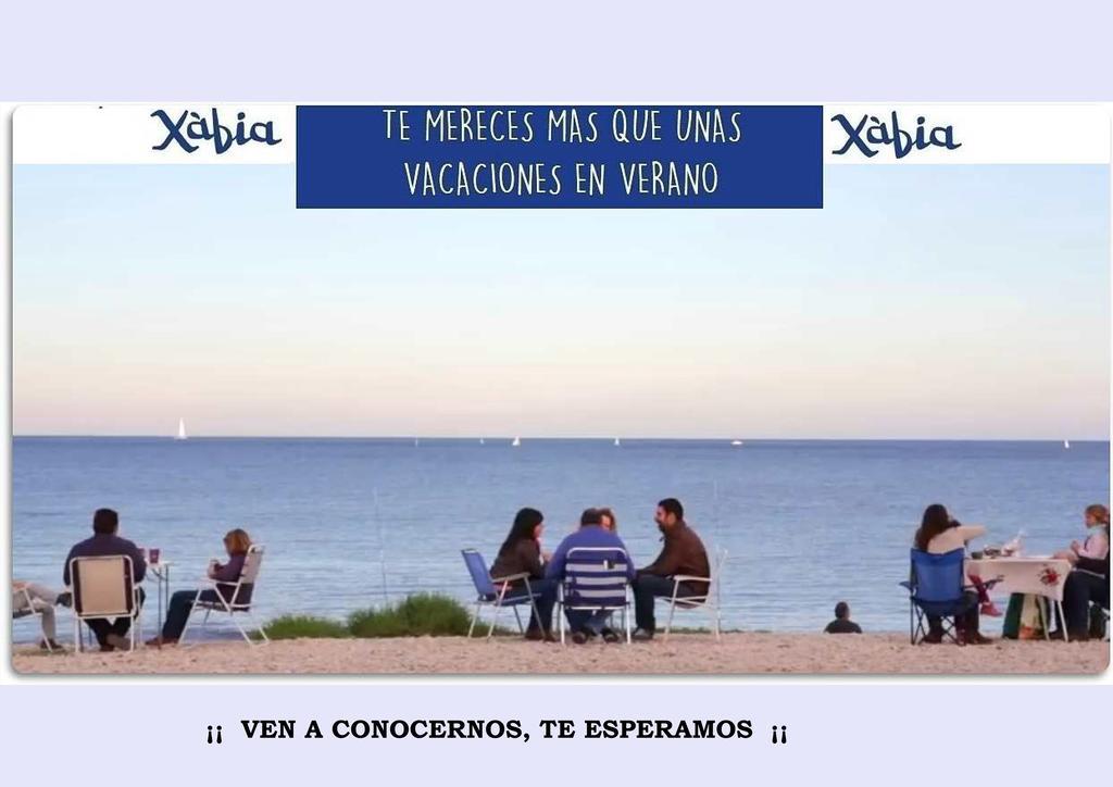 Acogedor apartamento en el Casco Historico Jávea Esterno foto