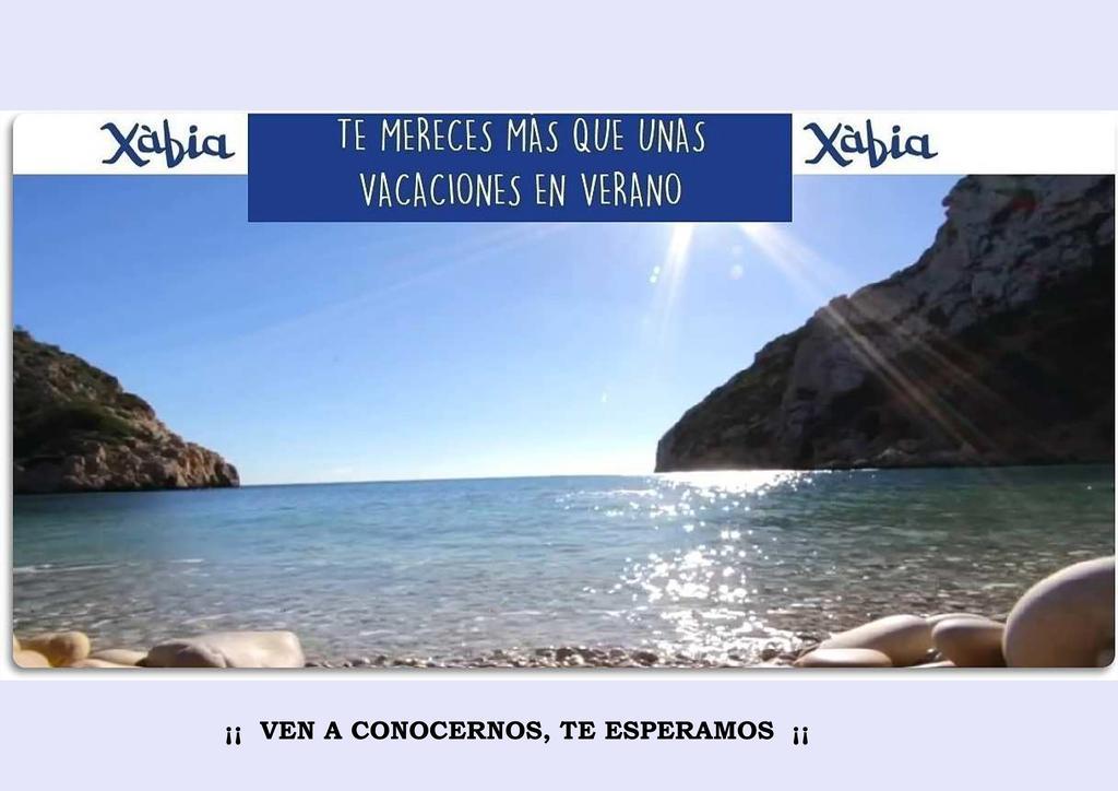 Acogedor apartamento en el Casco Historico Jávea Esterno foto