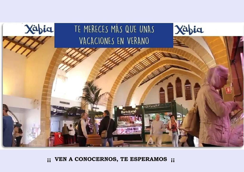 Acogedor apartamento en el Casco Historico Jávea Esterno foto