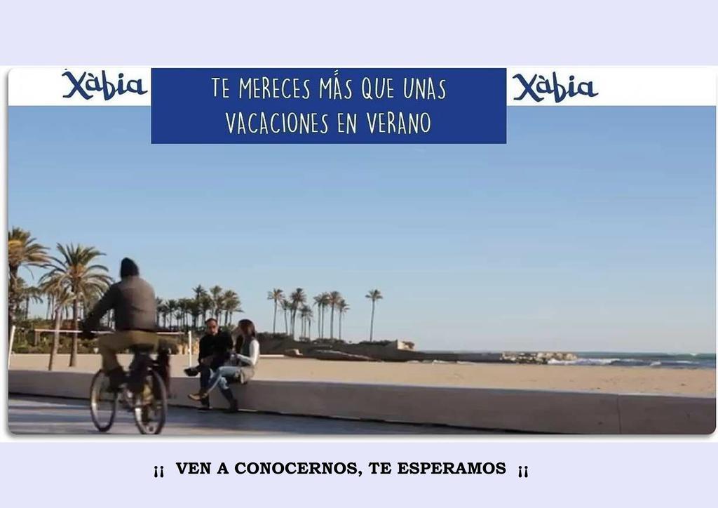 Acogedor apartamento en el Casco Historico Jávea Esterno foto