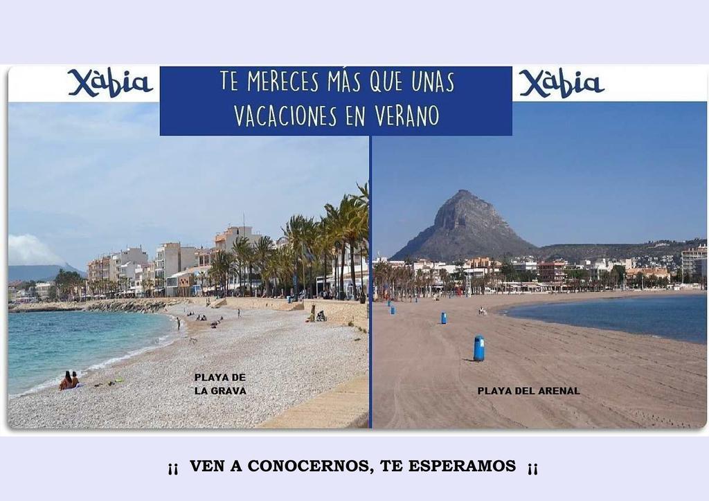 Acogedor apartamento en el Casco Historico Jávea Esterno foto