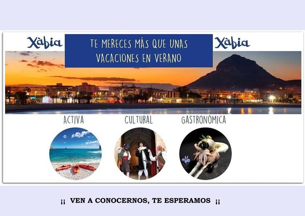 Acogedor apartamento en el Casco Historico Jávea Esterno foto