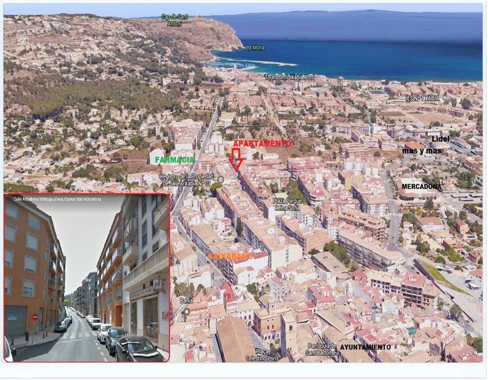 Acogedor apartamento en el Casco Historico Jávea Esterno foto